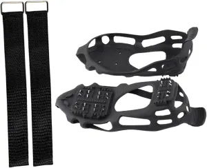 1Set Slip Ice Grippers for Shoes Spike Crampons for Snow and Ice Durable TPE Material for Hiking Climbing and Winter Outdoor Activities