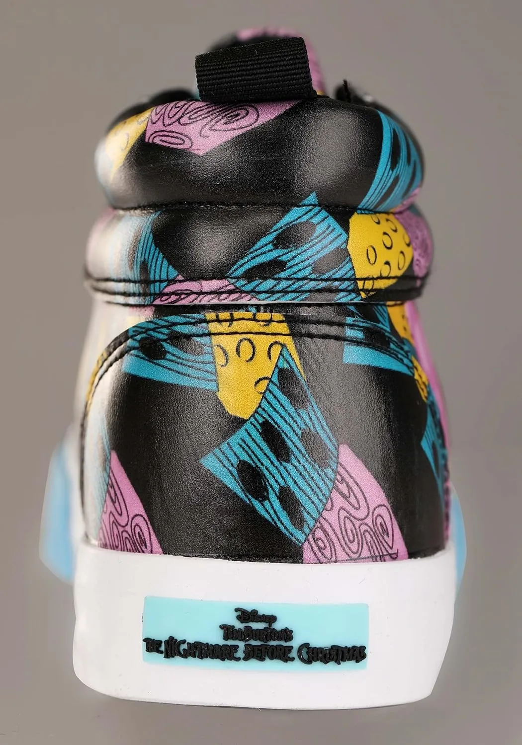 Adult Nightmare Before Christmas Sally Shoes | Officially Licensed Disney High Top Patchwork Women's Sneakers