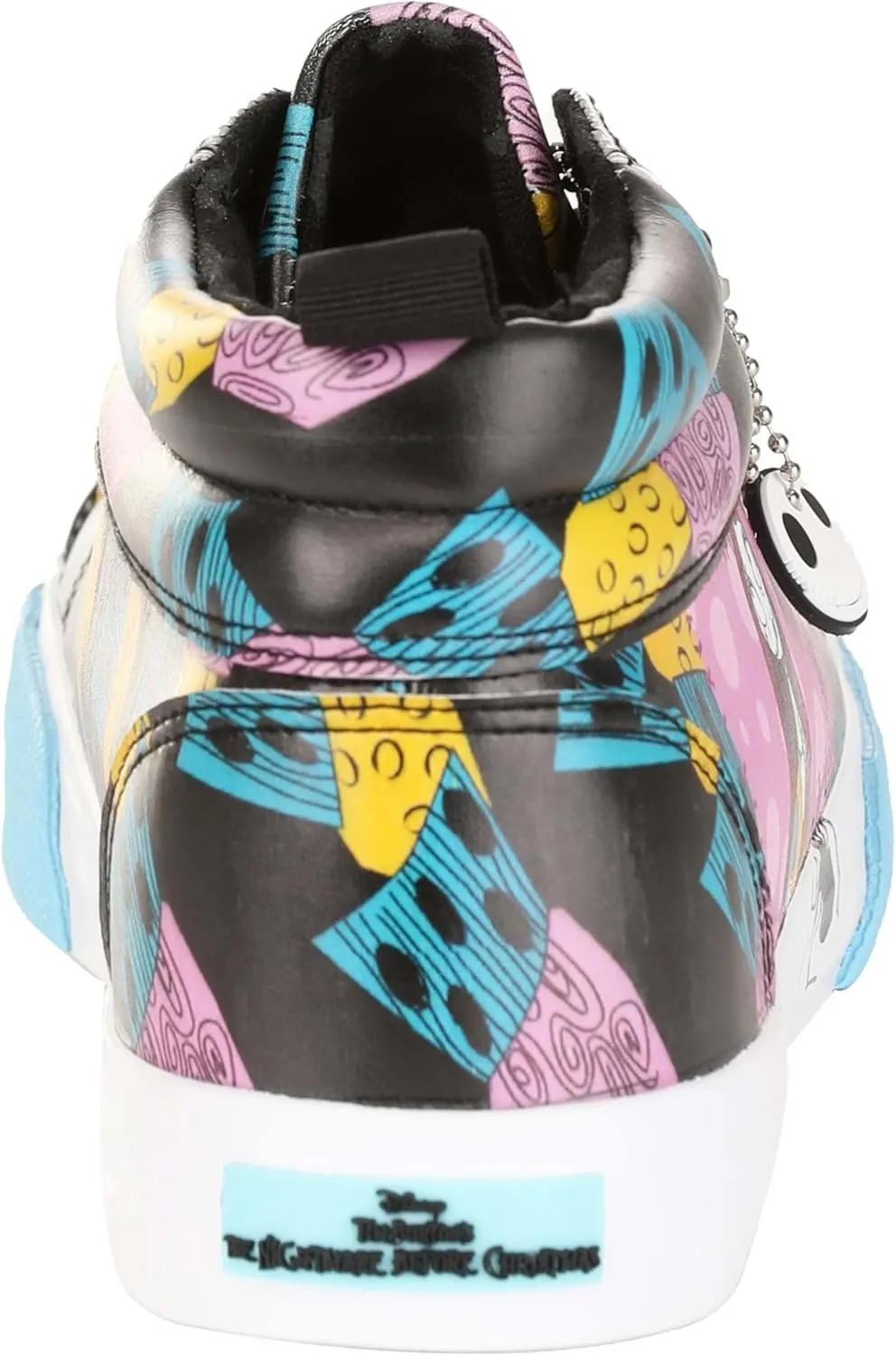Adult Nightmare Before Christmas Sally Shoes | Officially Licensed Disney High Top Patchwork Women's Sneakers