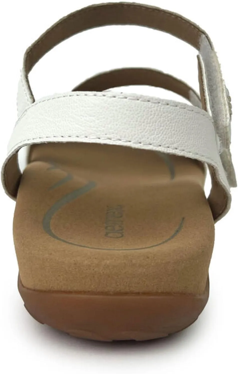 Aetrex Gabby Orthopedic Leather Arch Support Quarter Strappy Sandals for Women