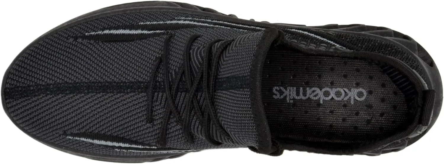AKADEMIKS Men's Fit Knit Jogger Sneakers, Breathable Running Shoes for Athletic and Casual Wear