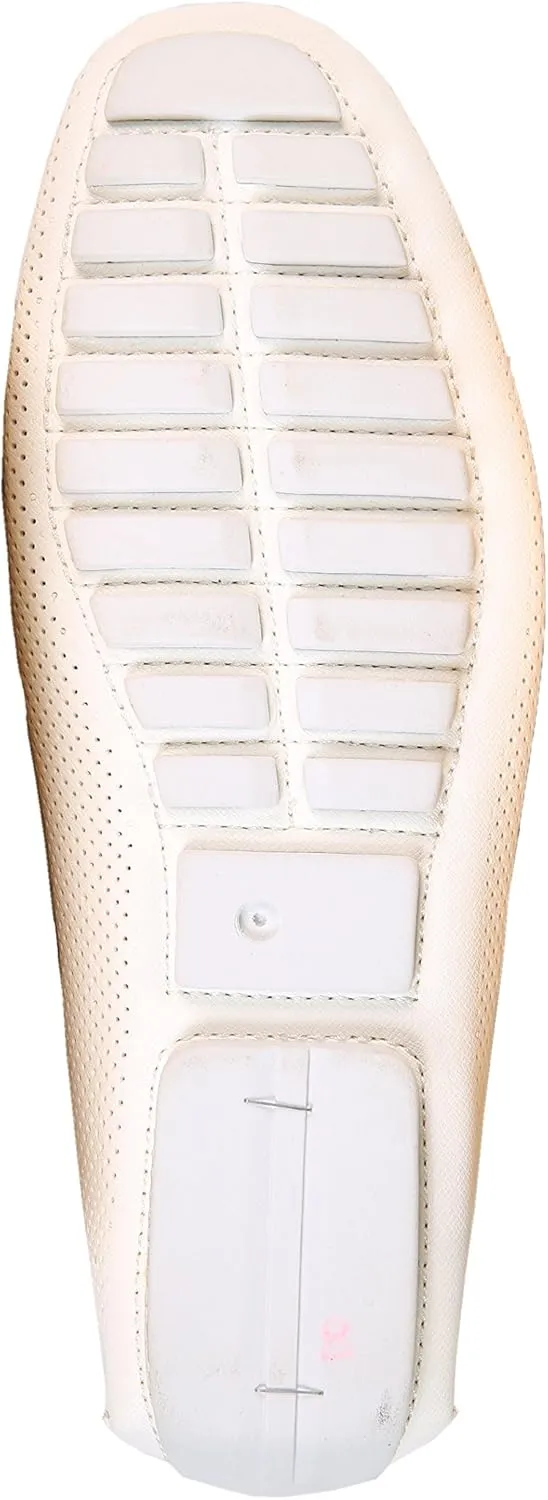 Amali Cola - Driving Moccasins for Men – Mens Slip On Loafers, Moccasins, Slip-on Dress Shoes - Driving Loafers with Matching Color Bit