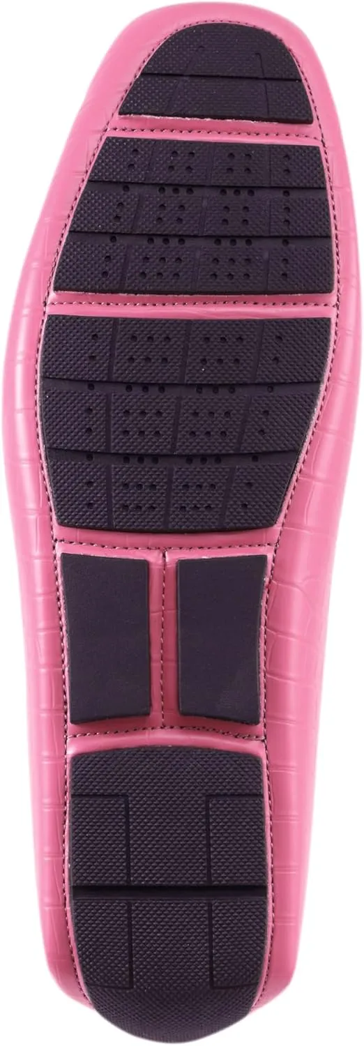 Amali Cola - Driving Moccasins for Men – Mens Slip On Loafers, Moccasins, Slip-on Dress Shoes - Driving Loafers with Matching Color Bit