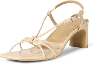 Amazon Essentials Women's Strappy Block Heel Sandals