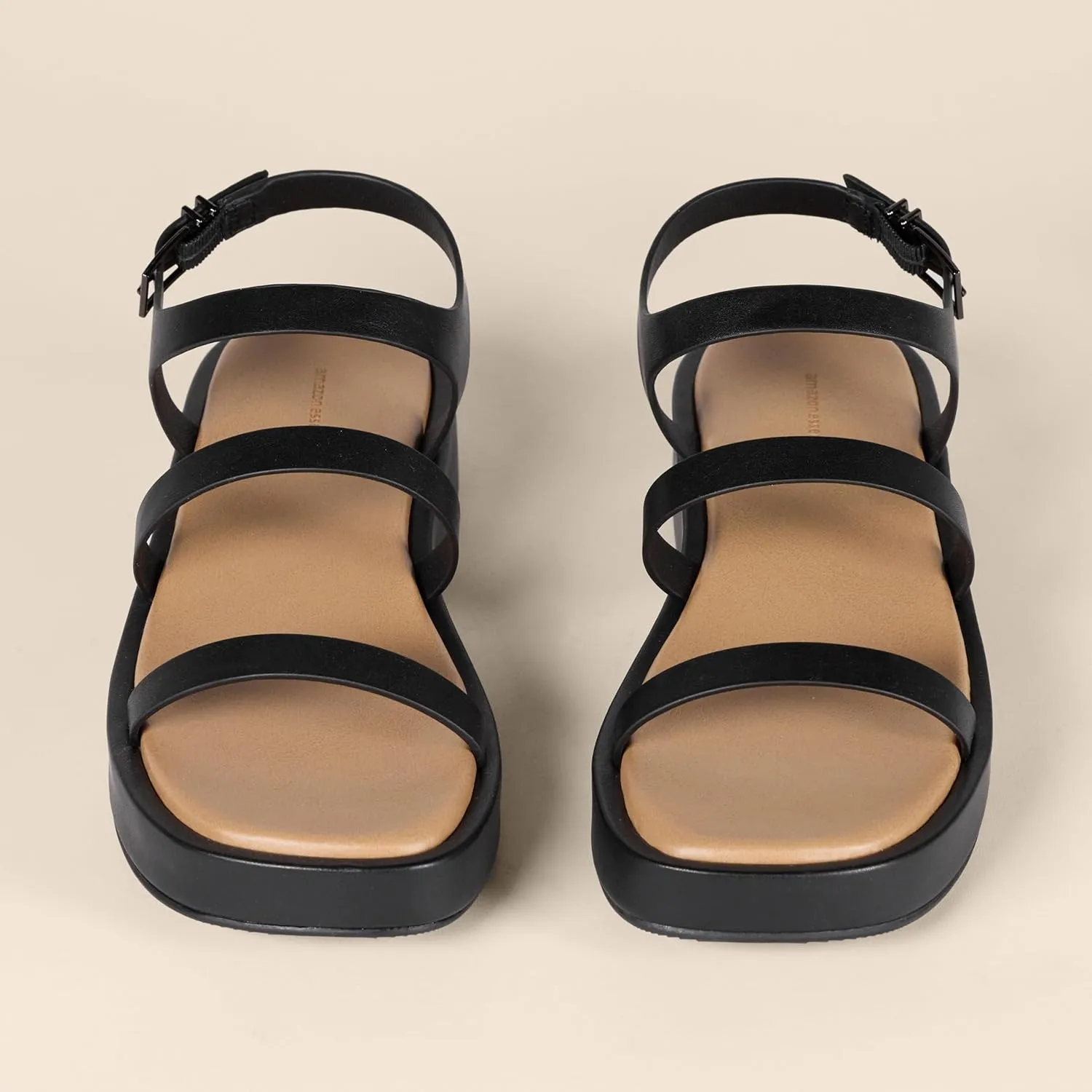 Amazon Essentials Women's Strappy Flatform Sandals