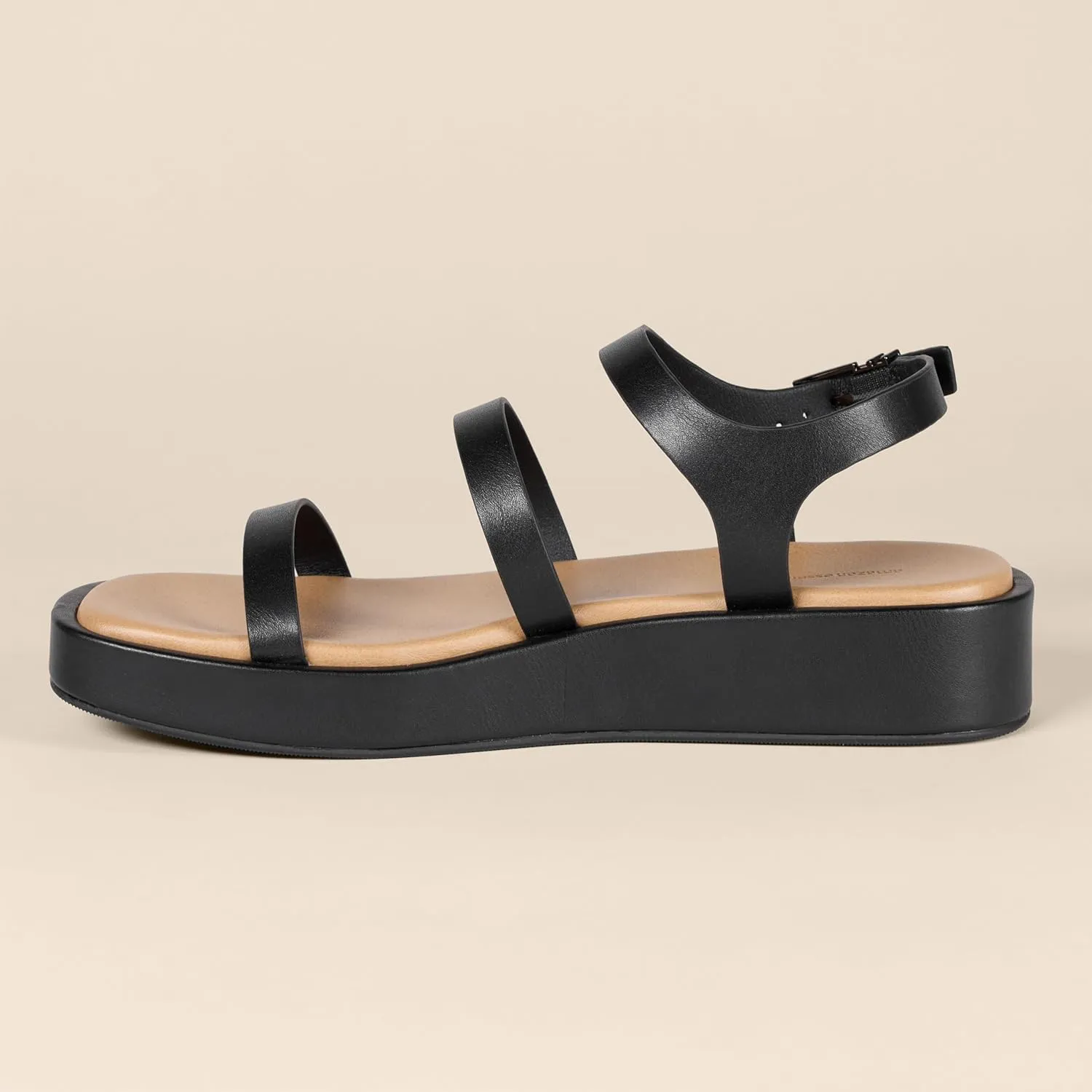 Amazon Essentials Women's Strappy Flatform Sandals