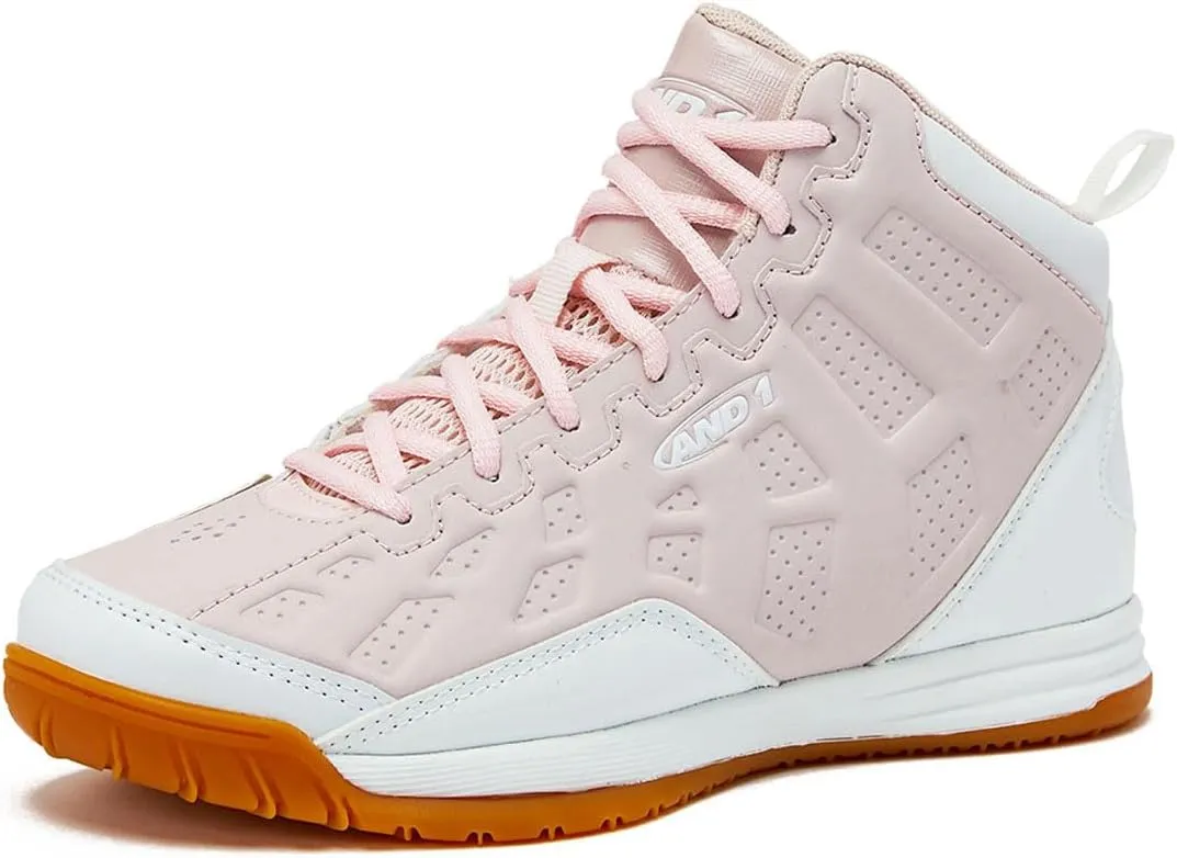 AND1 Showout Girls & Boys Basketball Shoes Kids, Boys High Top Sneakers, Youth Size 1 to 7 Kids Basketball Shoes Boys