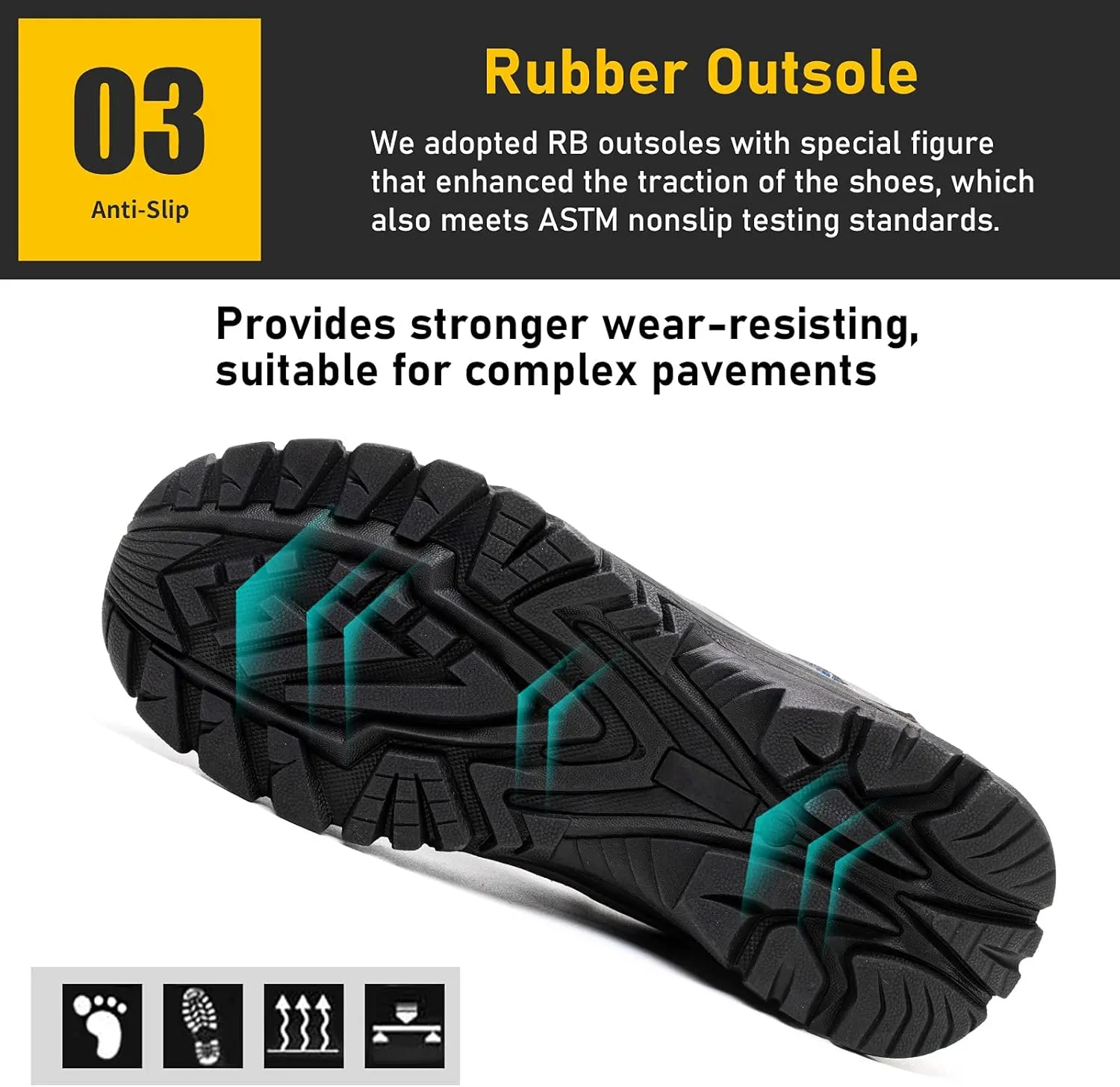 ANGRYRAM Steel Toe Shoes for Men Women Lightweight Indestructible Work Shoes Breathable Slip Resistant Safety Sneakers Comfortable Puncture Proof Shoes for Working Construction Industry