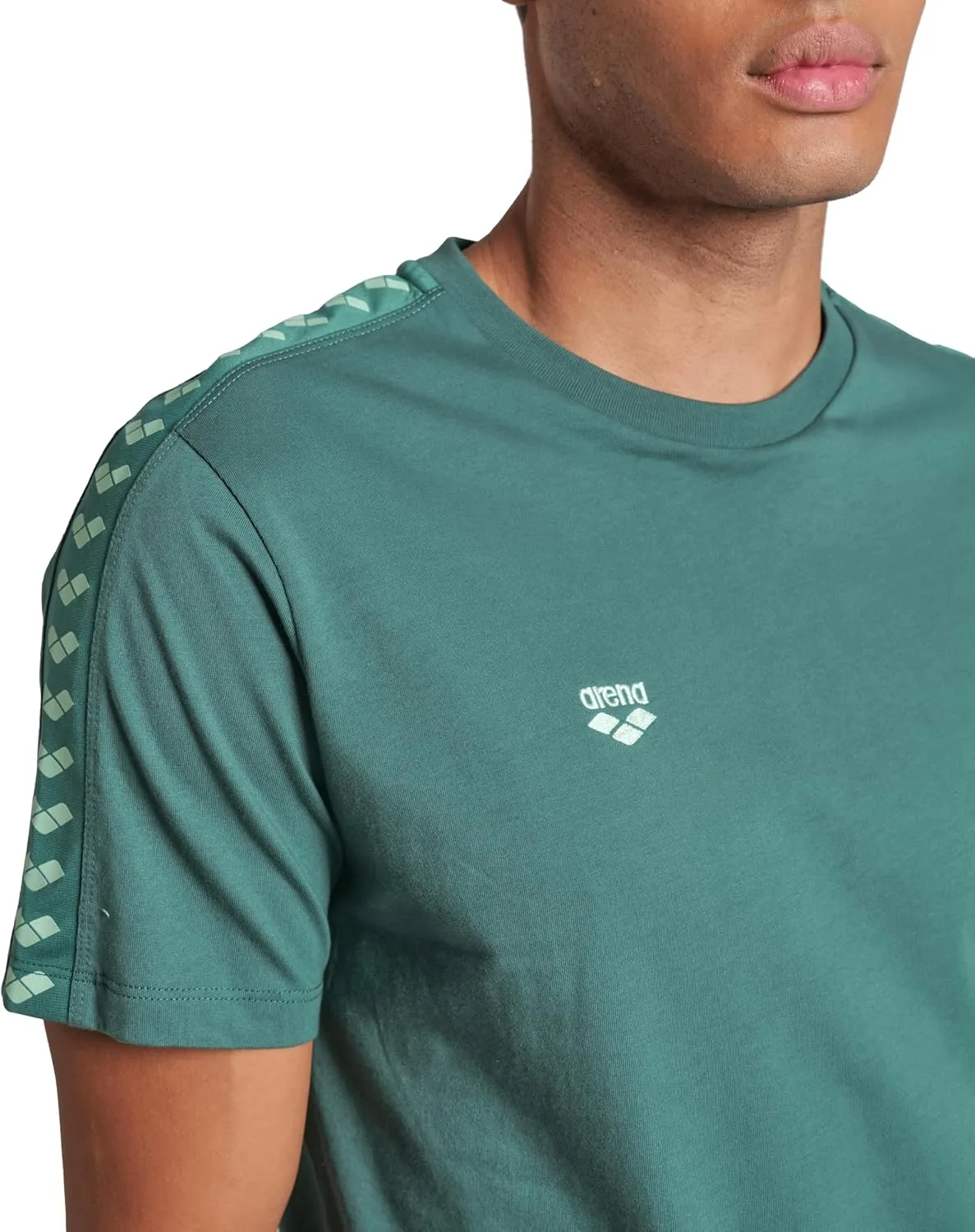ARENA Men's Team T-Shirt 100% Cotton Slim Fit Short Sleeve Casual Athletic Wear