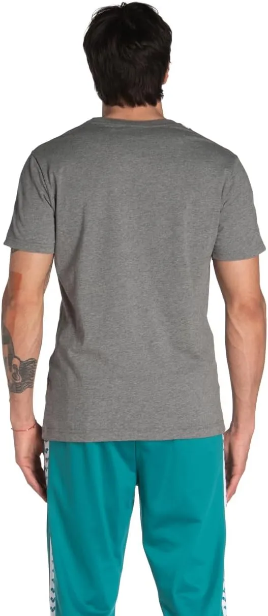 ARENA Men's Team T-Shirt 100% Cotton Slim Fit Short Sleeve Casual Athletic Wear