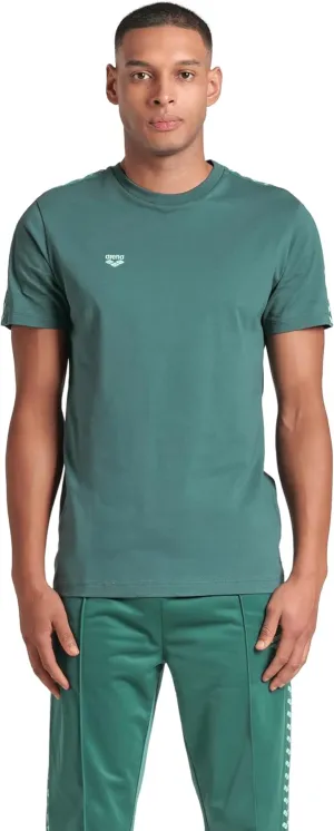ARENA Men's Team T-Shirt 100% Cotton Slim Fit Short Sleeve Casual Athletic Wear