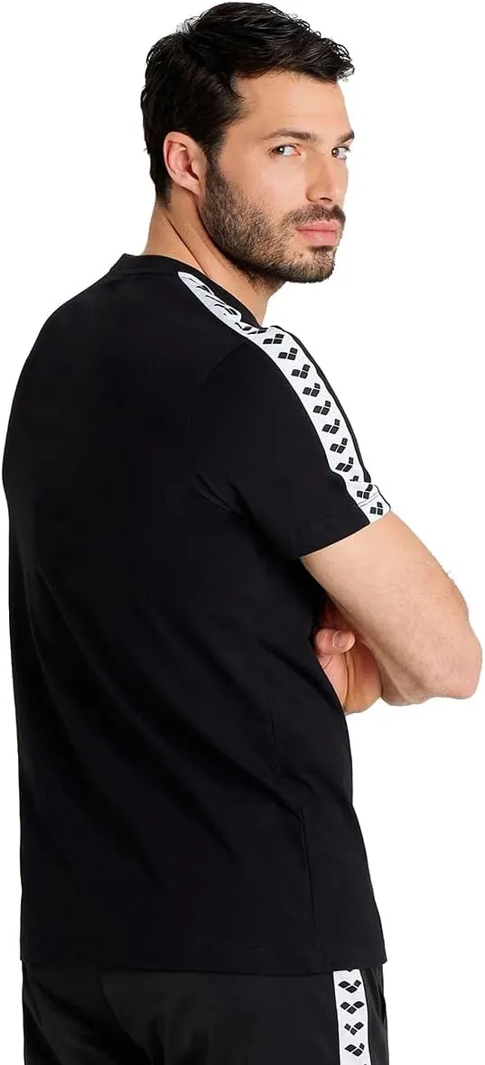 ARENA Men's Team T-Shirt 100% Cotton Slim Fit Short Sleeve Casual Athletic Wear
