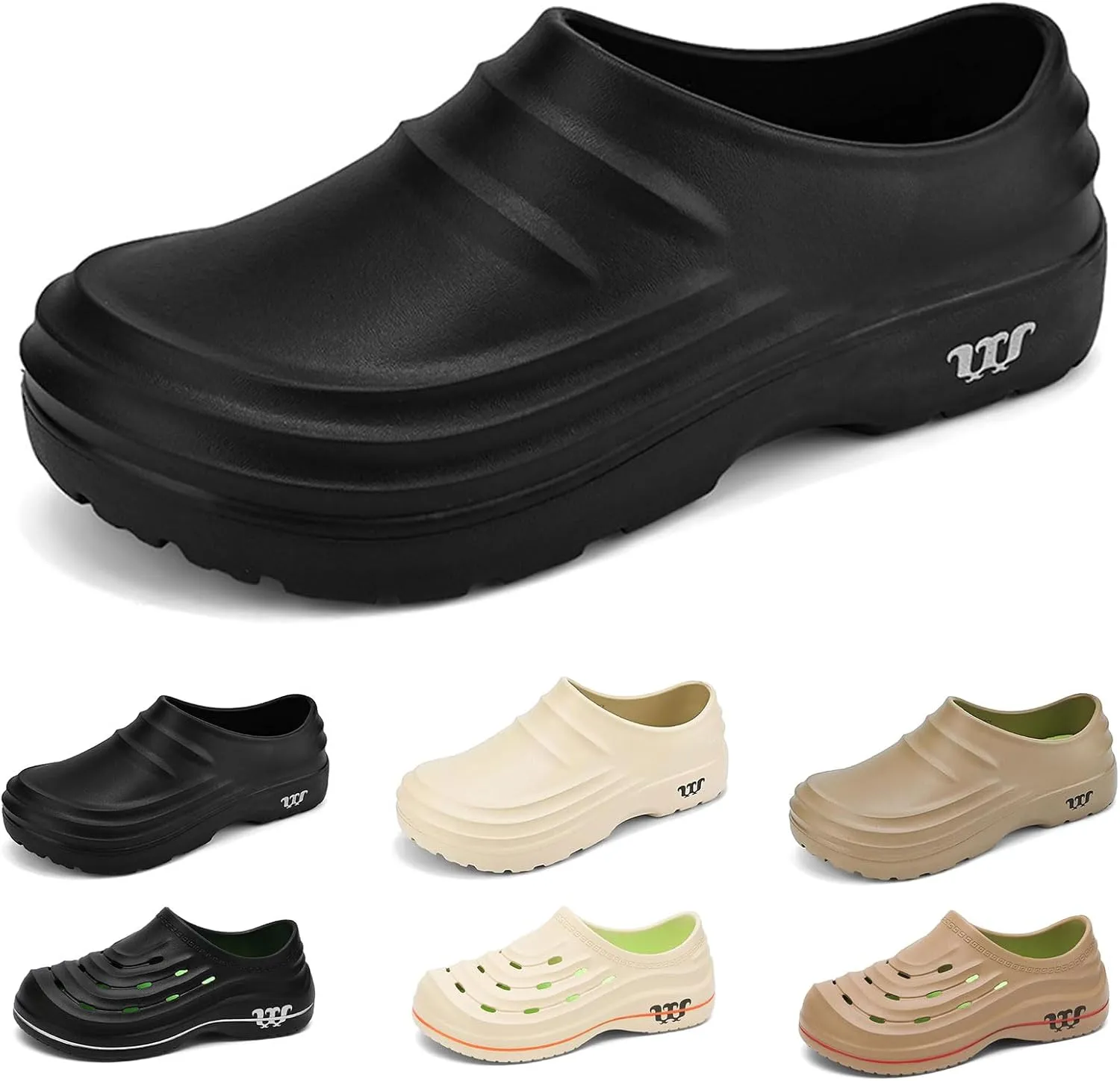 Armadillo Clogs for Men & Women Non Slip Work Shoes Safety Kitchen Chef Shoe Waterproof Wide Width Sneakers Comfortable Garden Shoes Slip-On Outdoor Beach Footwear Arch Support Nursing Slippers
