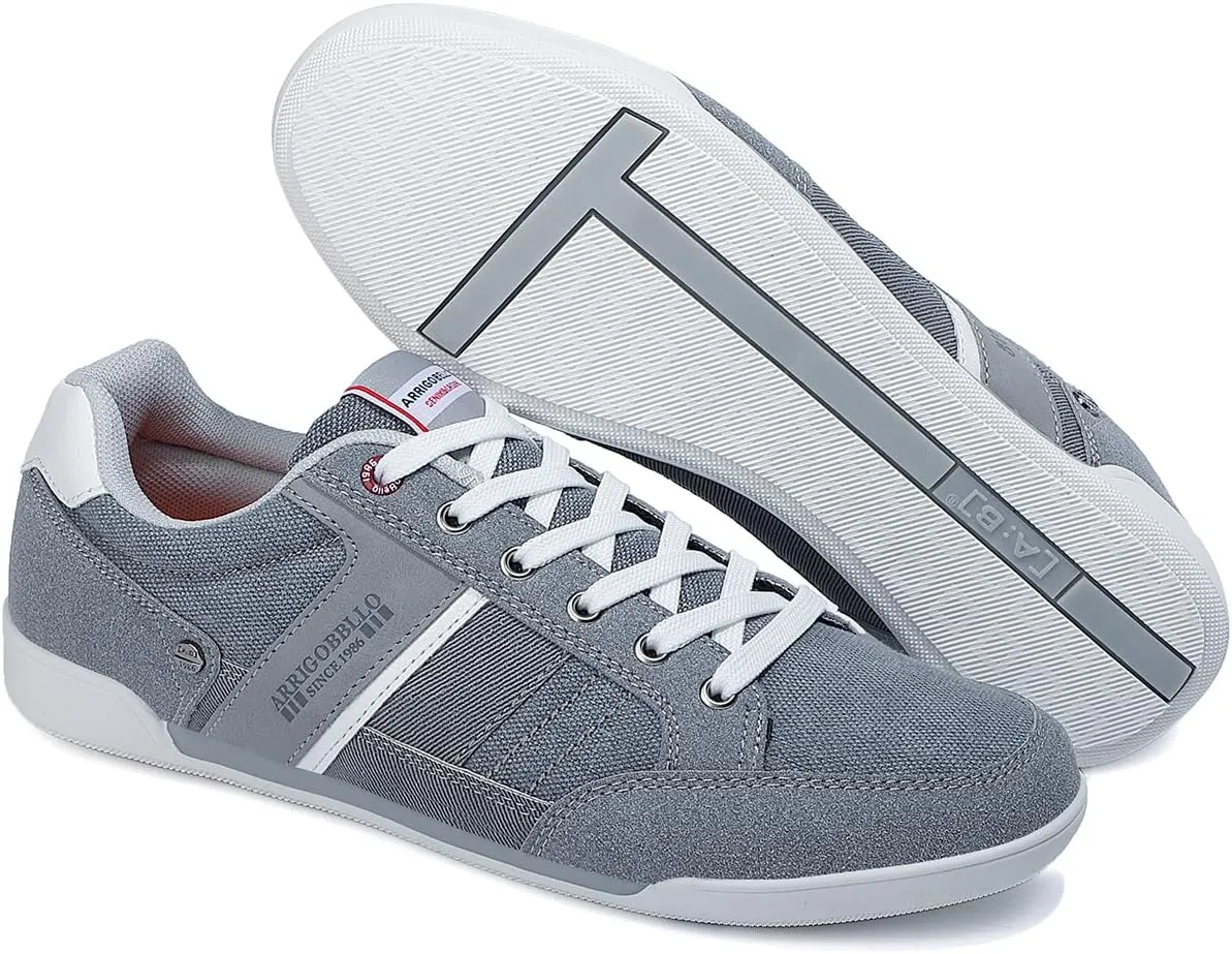 ARRIGO BELLO Mens Casual Shoes Fashion Sneakers Breathable Comfort Classic Lace-Up Low Top Walking Shoes