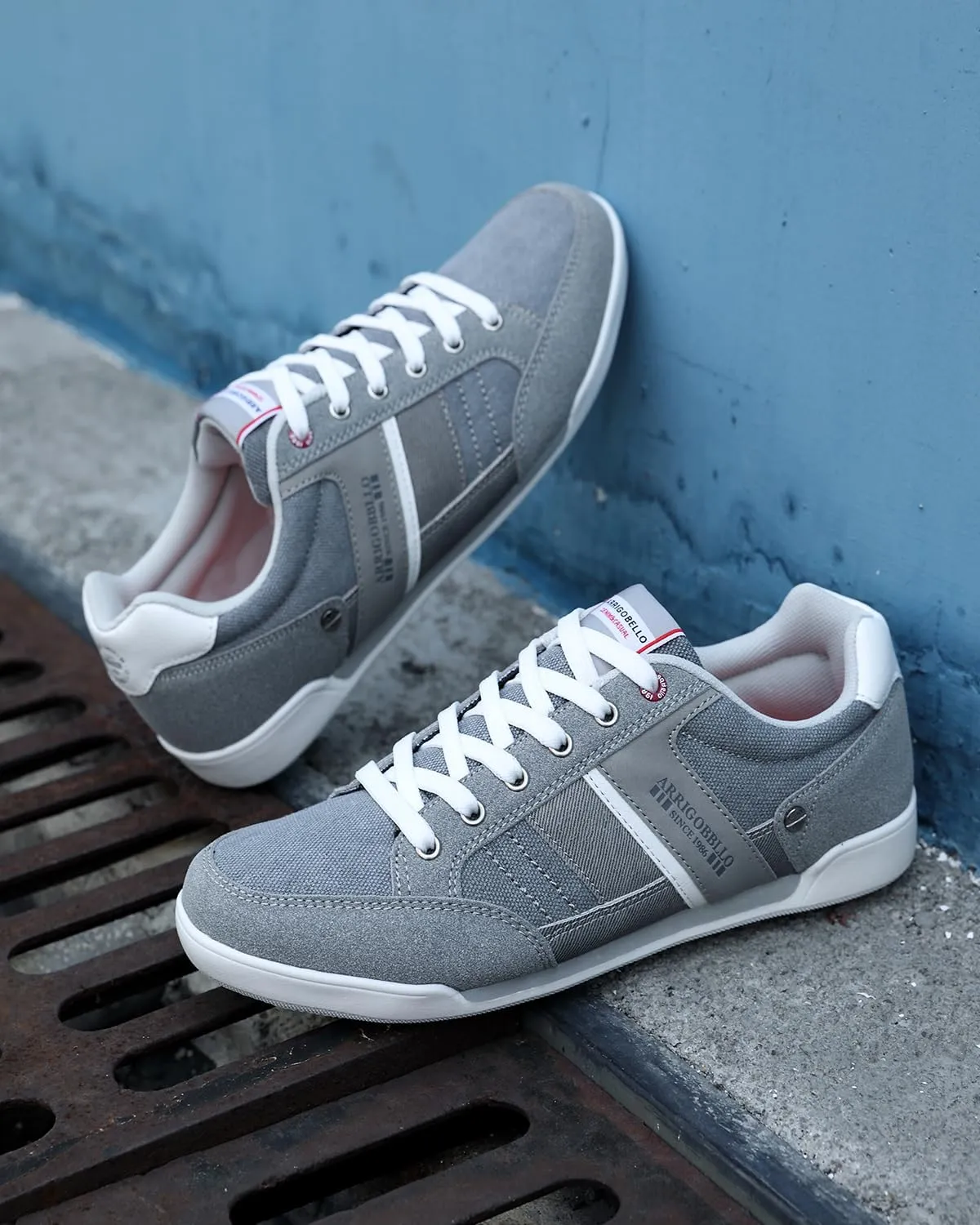 ARRIGO BELLO Mens Casual Shoes Fashion Sneakers Breathable Comfort Classic Lace-Up Low Top Walking Shoes