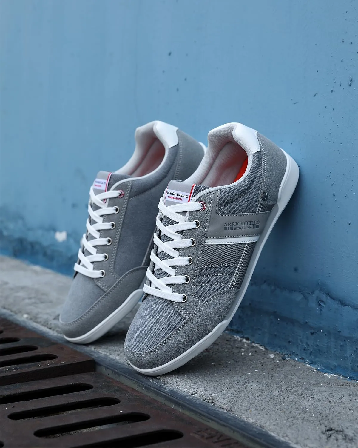 ARRIGO BELLO Mens Casual Shoes Fashion Sneakers Breathable Comfort Classic Lace-Up Low Top Walking Shoes