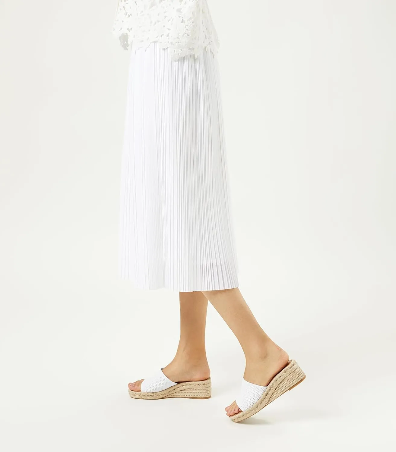 Arromic Women's Espadrilles Wedge Platform Sandals Comfortable Slip On Slides for Women Summer Beach Casual Outdoor Dress Heels Shoes