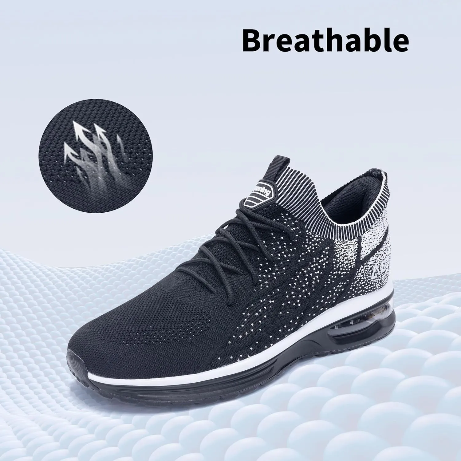 Autper Mens Tennis Shoes Slip On Running Shoes Air Sneakers for Men Gym Comfortable Breathable Non Slip Athletic Workout Cross Training Shoe US Size 7-13