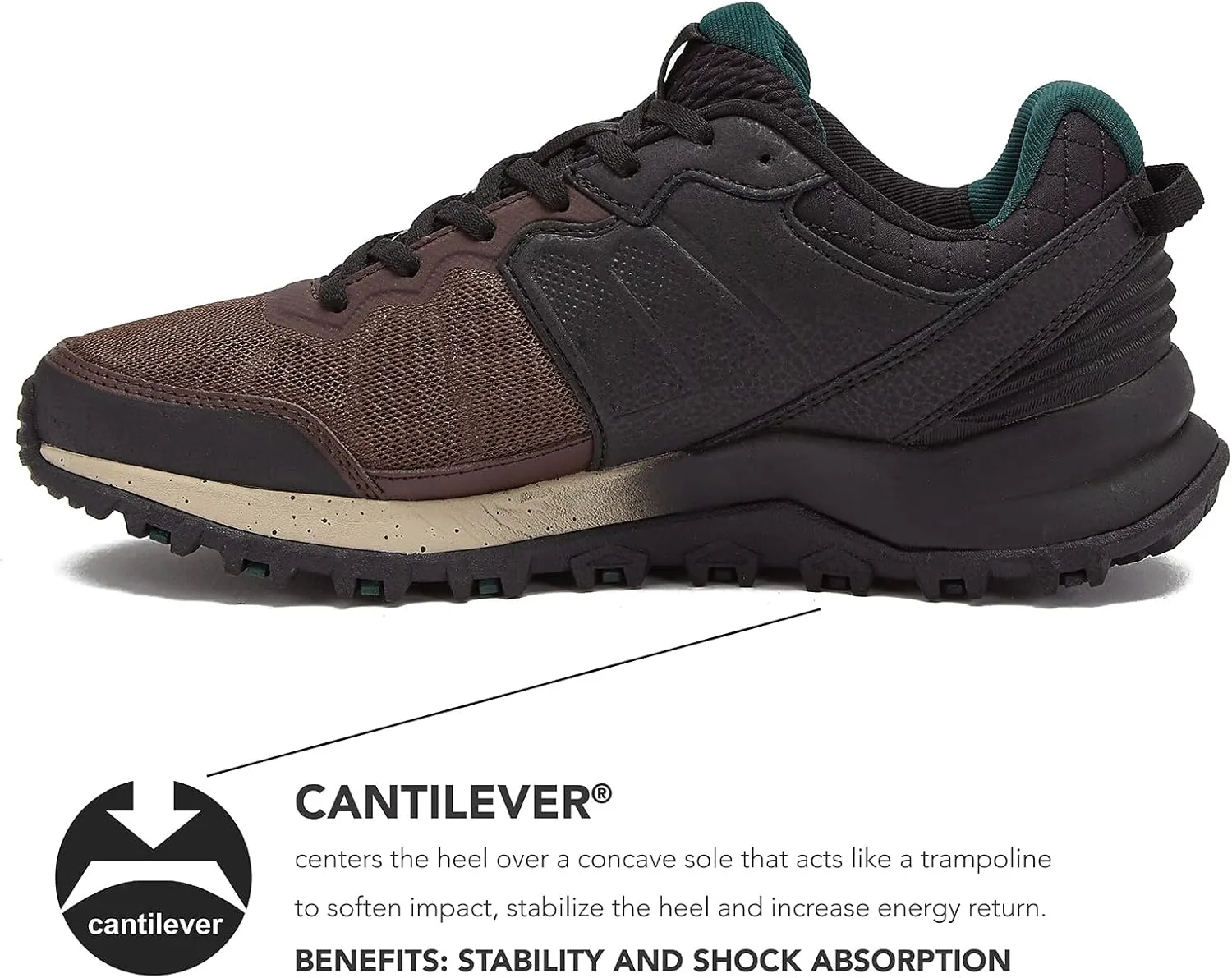 Avia Ultra Men’s Trail Running Shoes, Lightweight Breathable Mesh Sneakers for Men