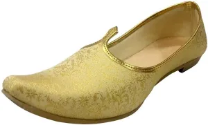 Back Open Men's Punjabi Jutti Handcrafted Traditional Ethnic Indian Footwear Comfortable & Stylish Mules Slip-On for Weddings & Casual Wear