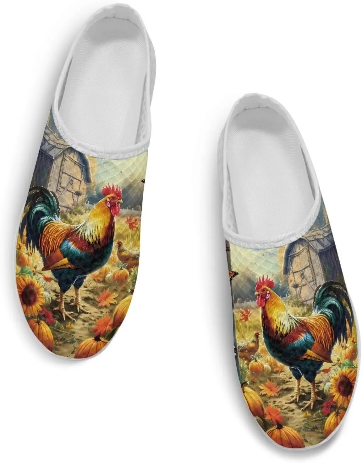 Backless Mesh Slip-On Mule Shoes for Women - Light, Comfort, Non-Slip, Easy Wear for Walking, Camping