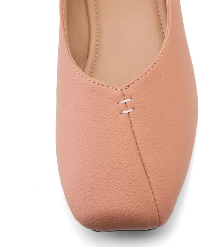 Ballet Flats for Womens Girls Square Toe Soft Comfortable Slip On Ballerina Walking Loafers Dress Shoes