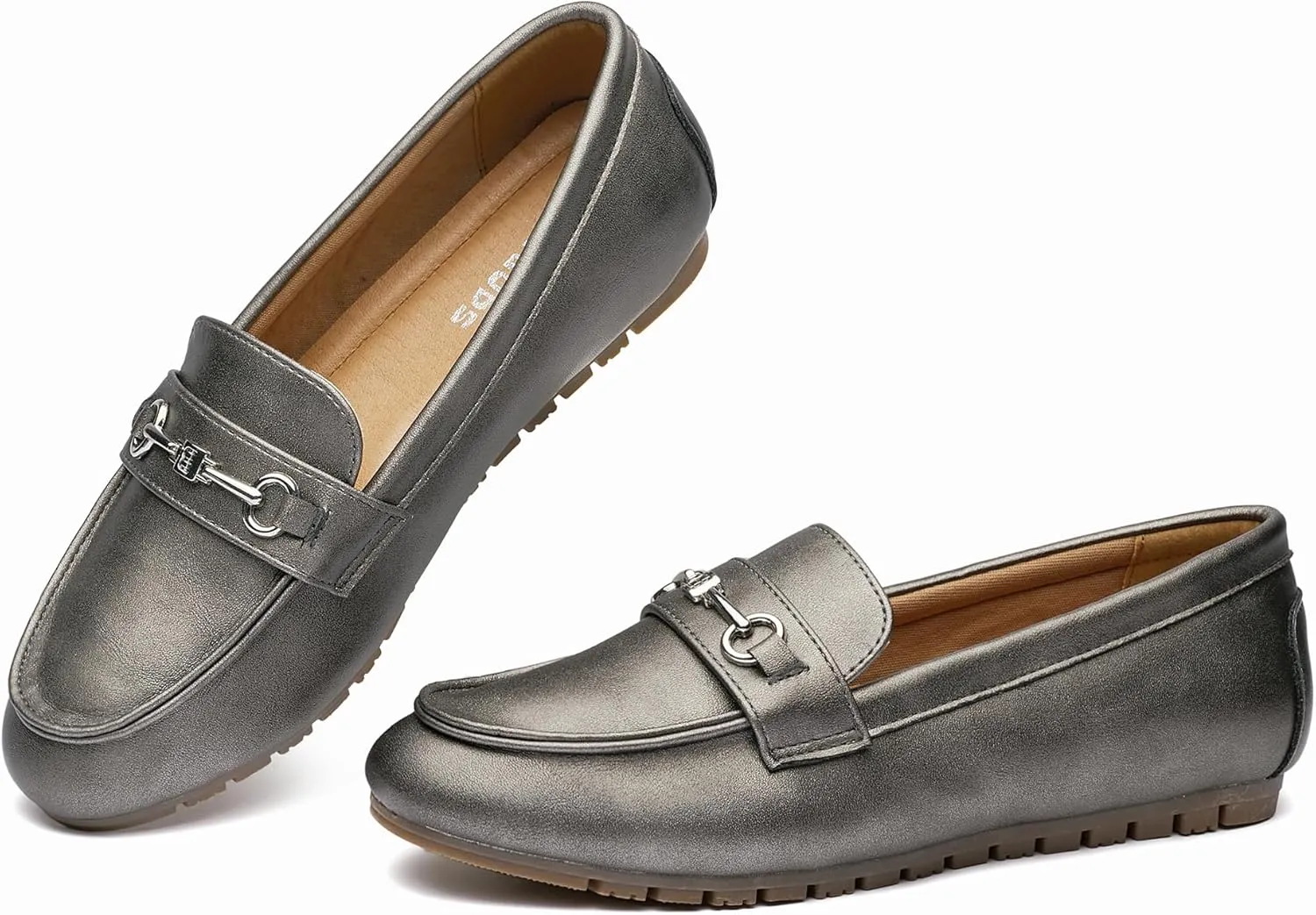 BGSTGUDS Women's Wide Loafers Shoes Cute Dressy Shoes Ladies Comfort Slip Ons Work Shoes
