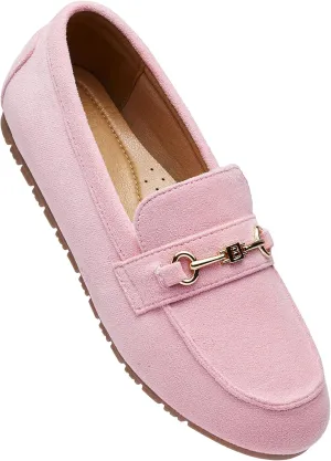 BGSTGUDS Women's Wide Loafers Shoes Cute Dressy Shoes Ladies Comfort Slip Ons Work Shoes