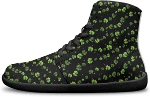 Binienty Men Wide Width Barefoot Flats Shoes Women Holiday Shoes High Top PU Zero Drop Walking Hiking Sneakers