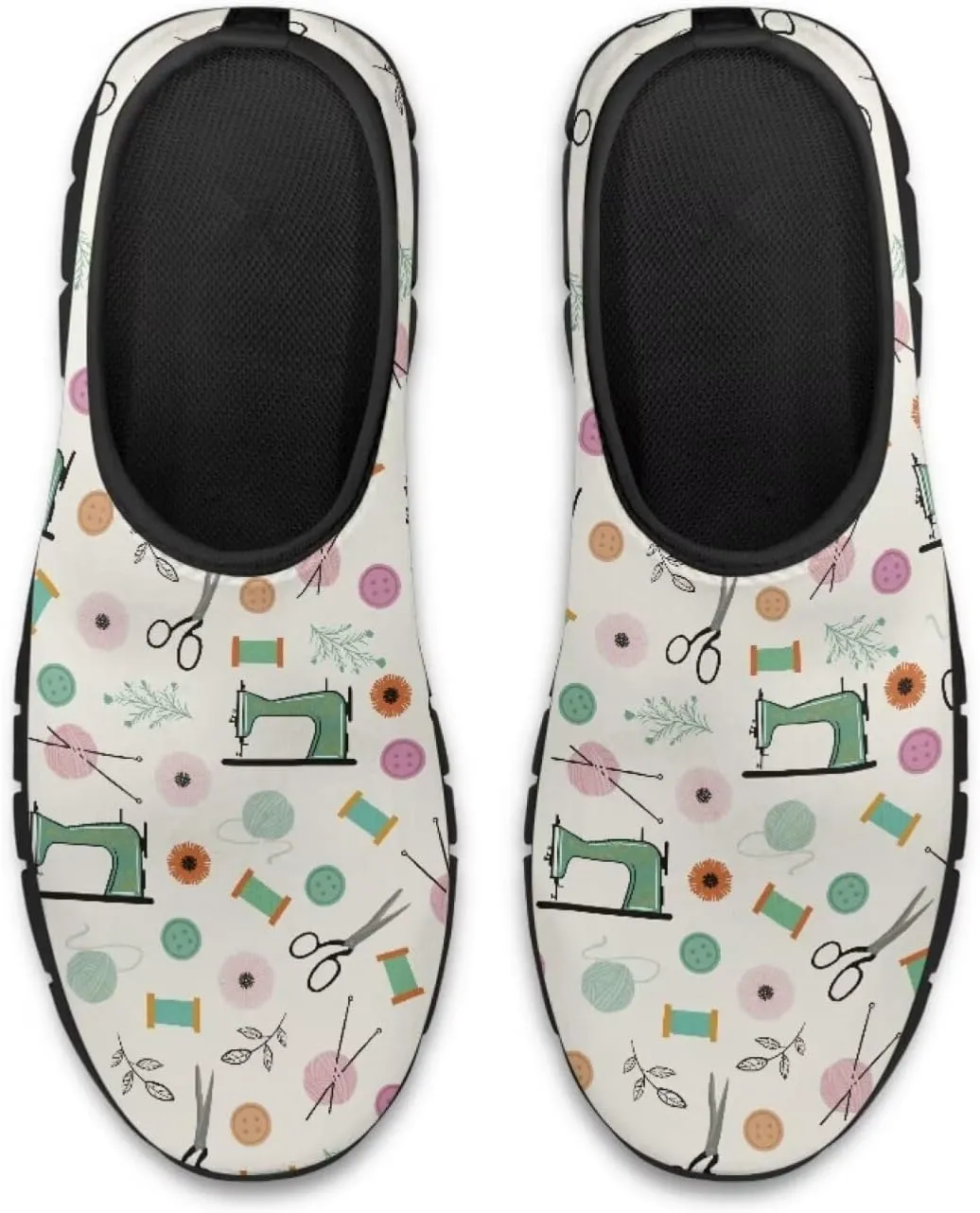 Binienty Vintage Art Loafers Women Low Cut Casual Shoes Slip On Walking Sneakers Pull-On Loafer Flats