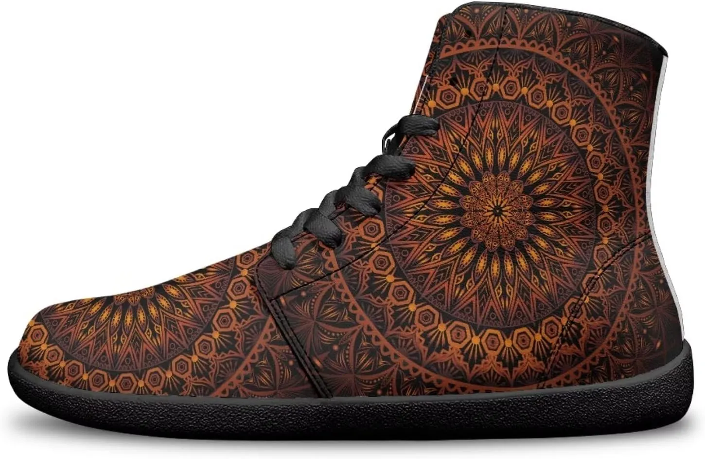 Binienty Zero Drop Sole Barefoot Men's Women's PU Leather Flat Minimalist Barefoot Sneakers Athletic Shoes Waterproof