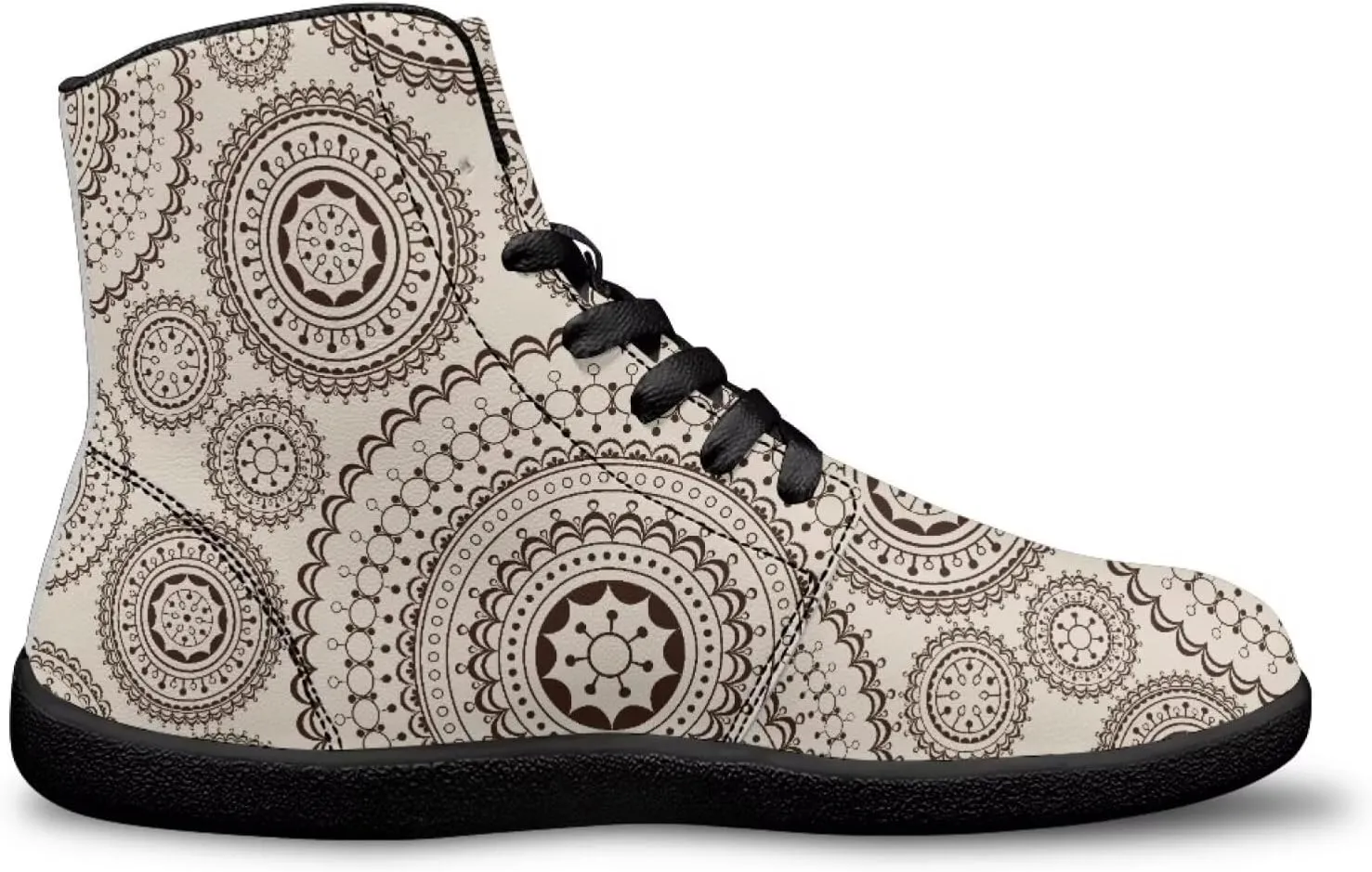 Binienty Zero Drop Sole Barefoot Men's Women's PU Leather Flat Minimalist Barefoot Sneakers Athletic Shoes Waterproof