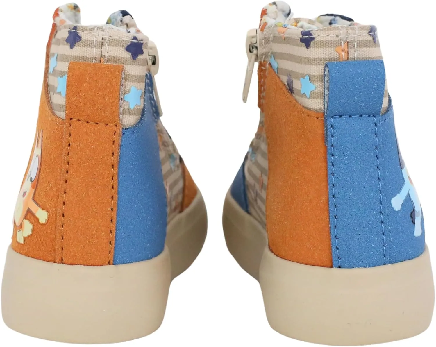 Bluey Toddler Kids Hightop Sneakers in Sizes 5-10