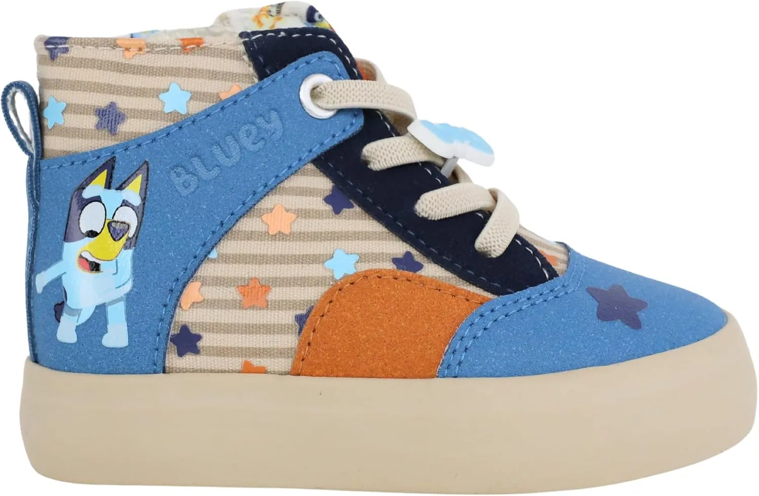 Bluey Toddler Kids Hightop Sneakers in Sizes 5-10