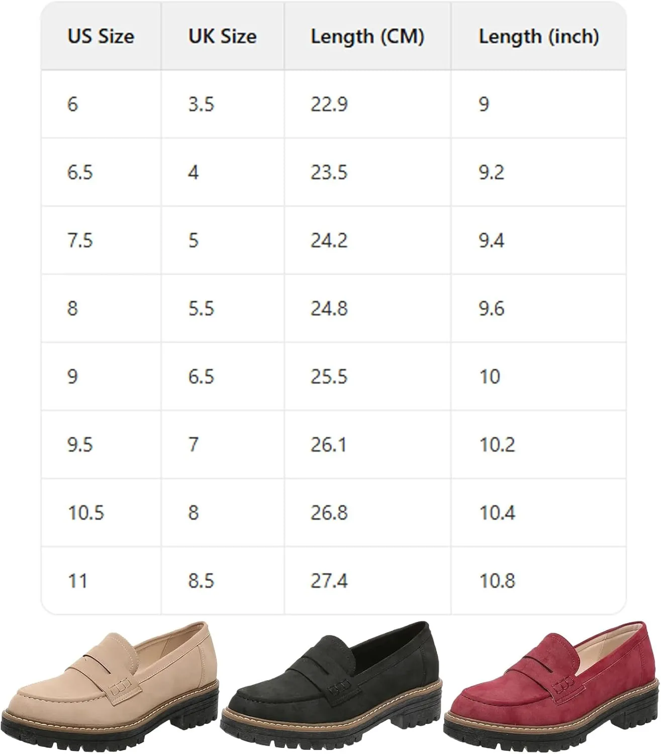 Bootara Loafers Shoes, Bootara Women's Plus Size Casual Retro Suede Loafers, with Chunky Heel Platform, Comfortable Casual