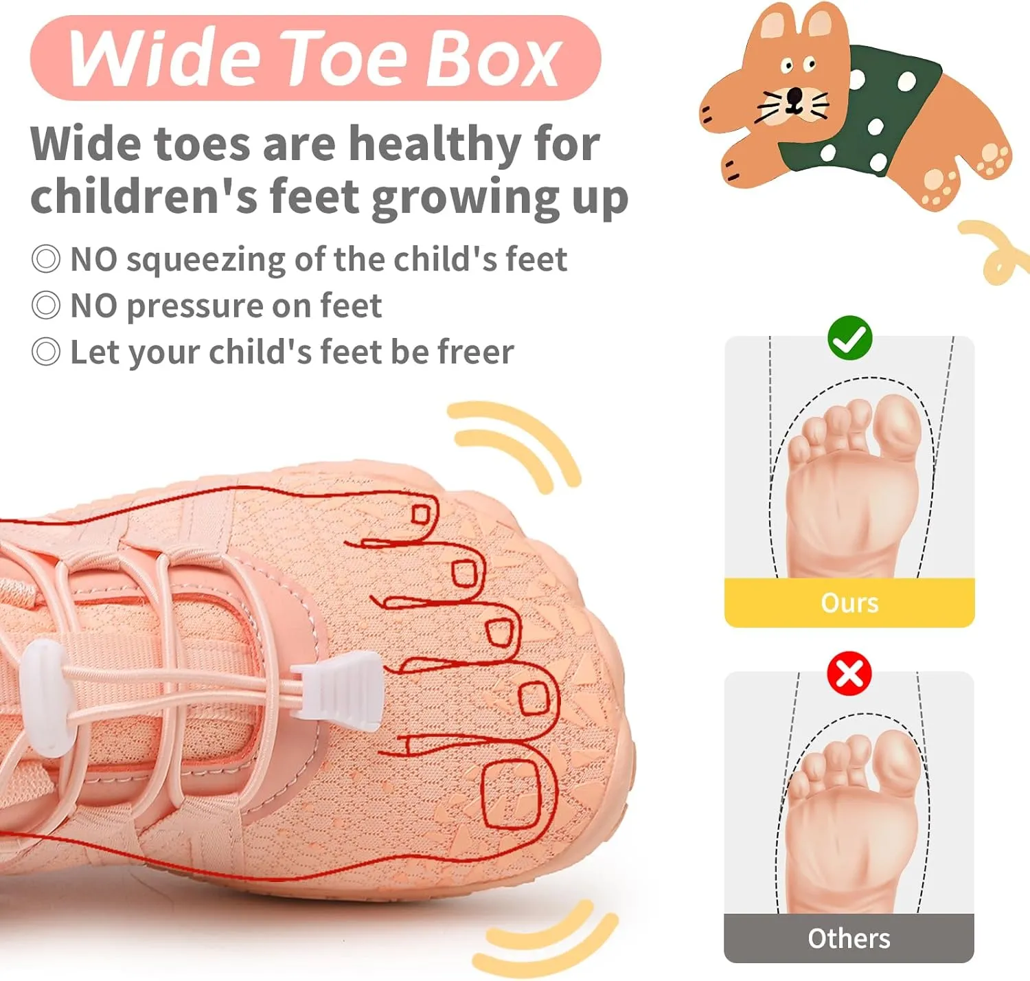 Boys Girls Barefoot Shoes Kids Toddler Wide Toe Box Minimalist Zero Drop Water Shoes Footwear Athletic Sneakers for Wrestling Hiking Camping Skateboard Climbing Running Training Sport Light Breathable