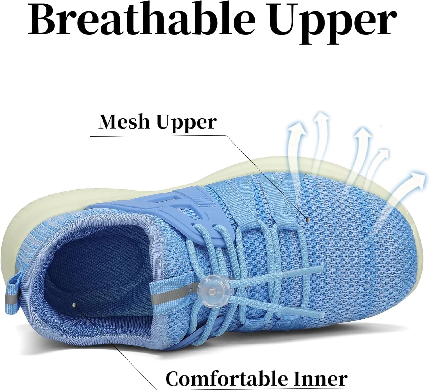 Boys Girls Sneakers Lightweight Kids Tennis Shoes Breathable Running Shoes Comfortable Toddler/Little Kid/Big Kid
