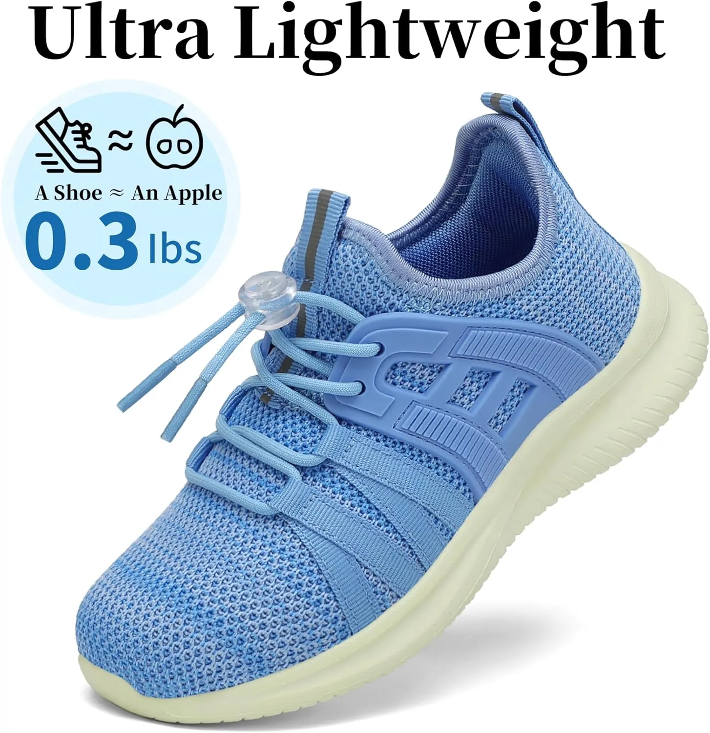 Boys Girls Sneakers Lightweight Kids Tennis Shoes Breathable Running Shoes Comfortable Toddler/Little Kid/Big Kid