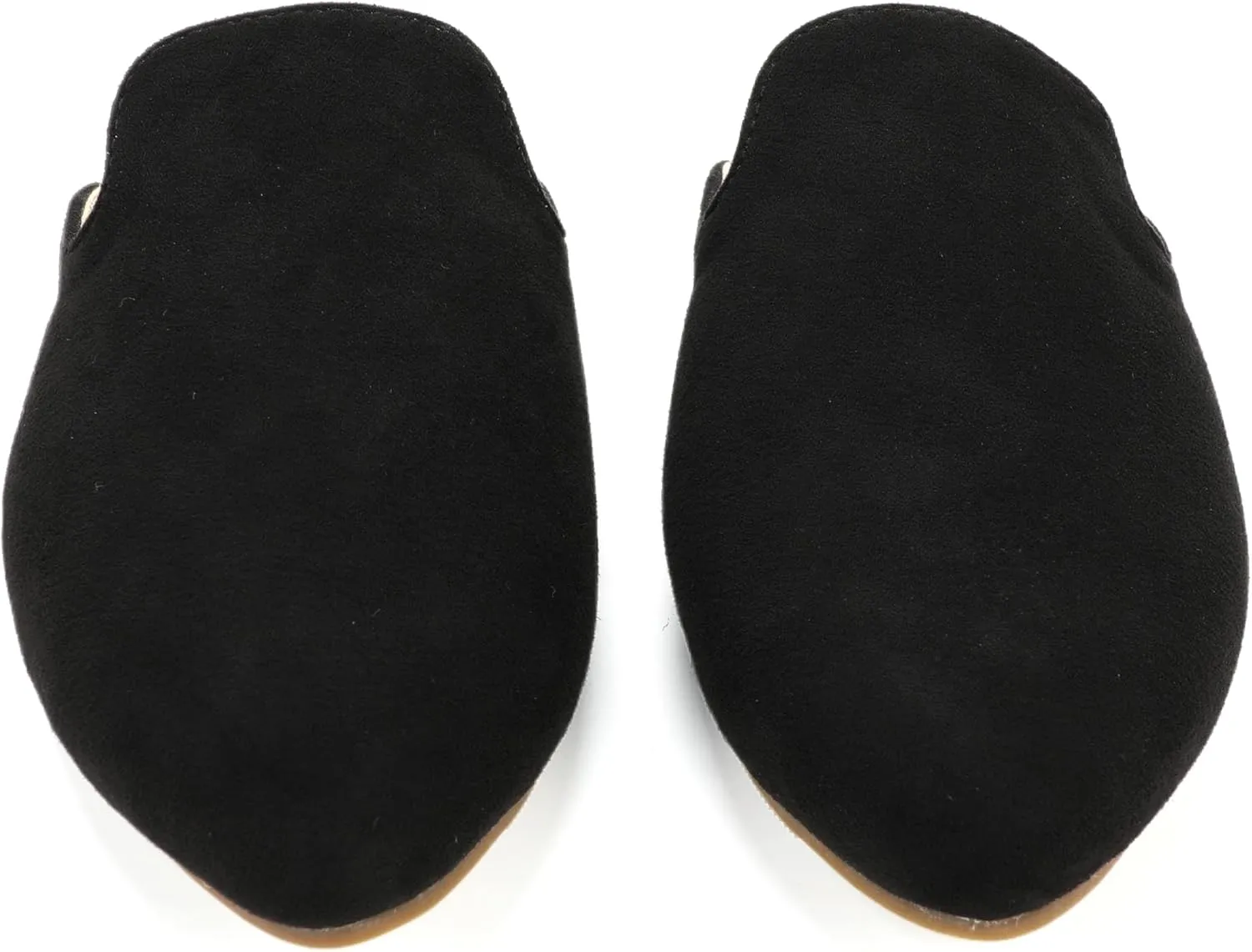 BOYYOUN Mules for Women Comfortable Slip On Backless Flats Pointed Toe Loafers for Work and Casual Wear Low Heel Closed Shoes Womens Mule