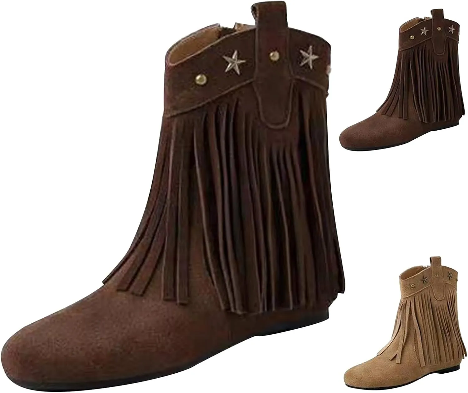 Brown Ankle Boots Cowboy Boots for Women Wide Cowboys Boots for Women Madden Girl Cody Bootie Ankle Boots for Women with Heel Comfort Women's Wide Width Black Booties