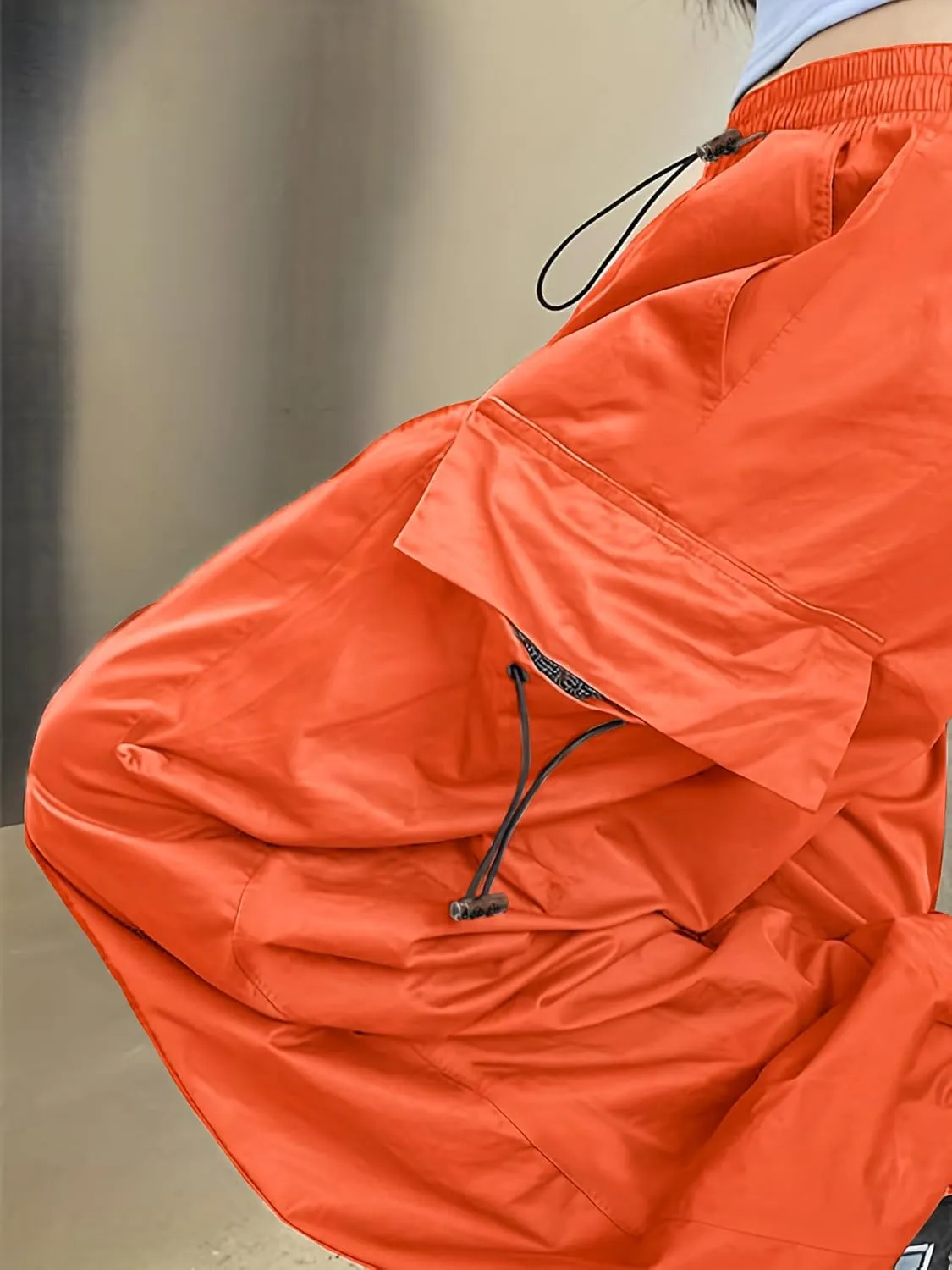Cargo Pants Women Baggy Parachute Pants Woman Mutil Pockets Loose Fit Y2K Casual Pants for Women