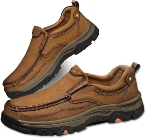 Casual Shoes for Men, Waterproof Oxfords Comfortable Walking Shoes, Lightweight Hiking Sneakers for Trekking Outdoor