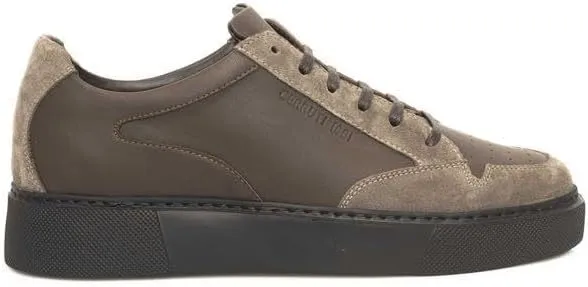 Cerruti 1881 Beige Leather Men Men's Sneaker