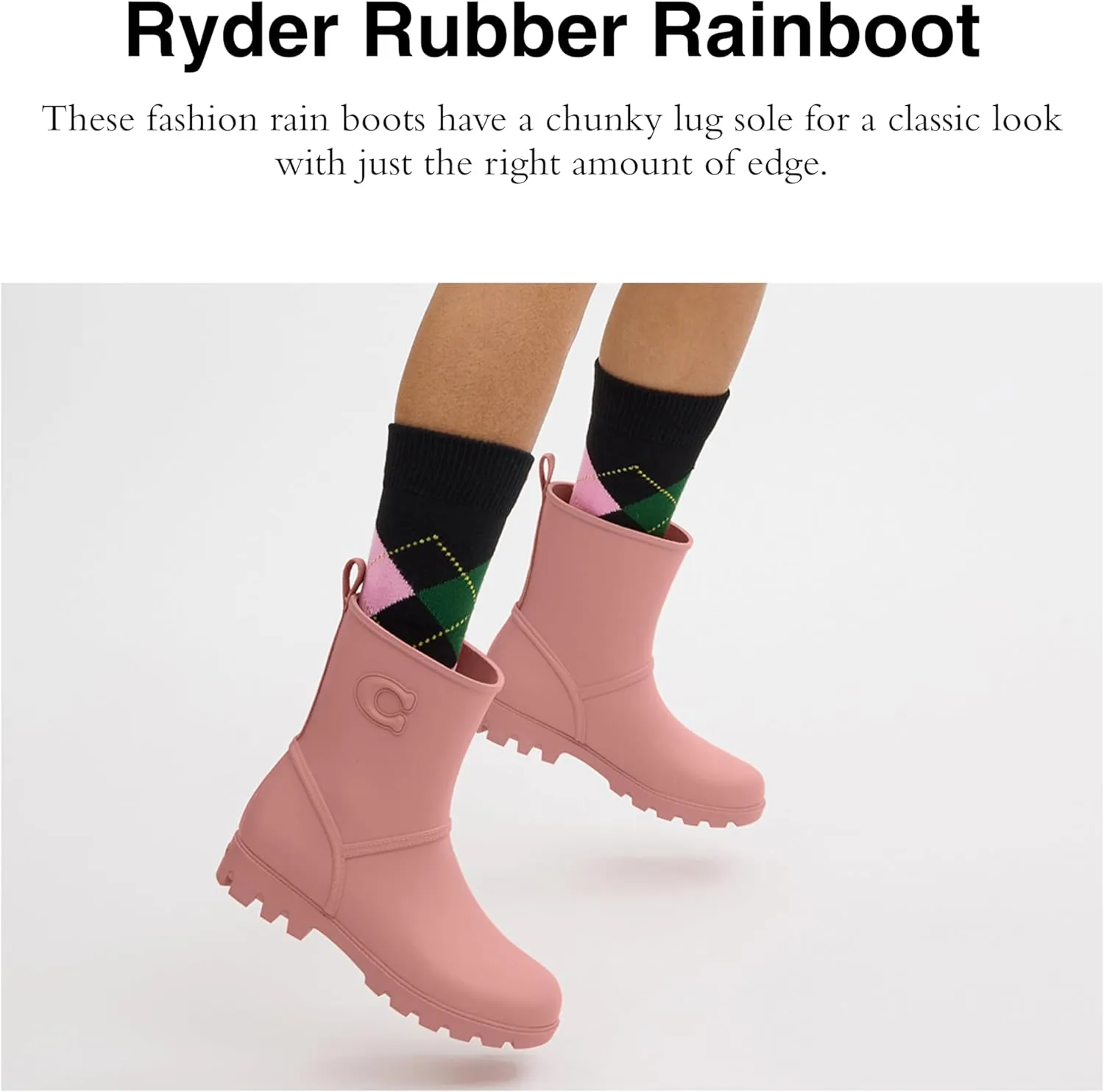COACH Women's Ryder Rainboot Rain Shoe