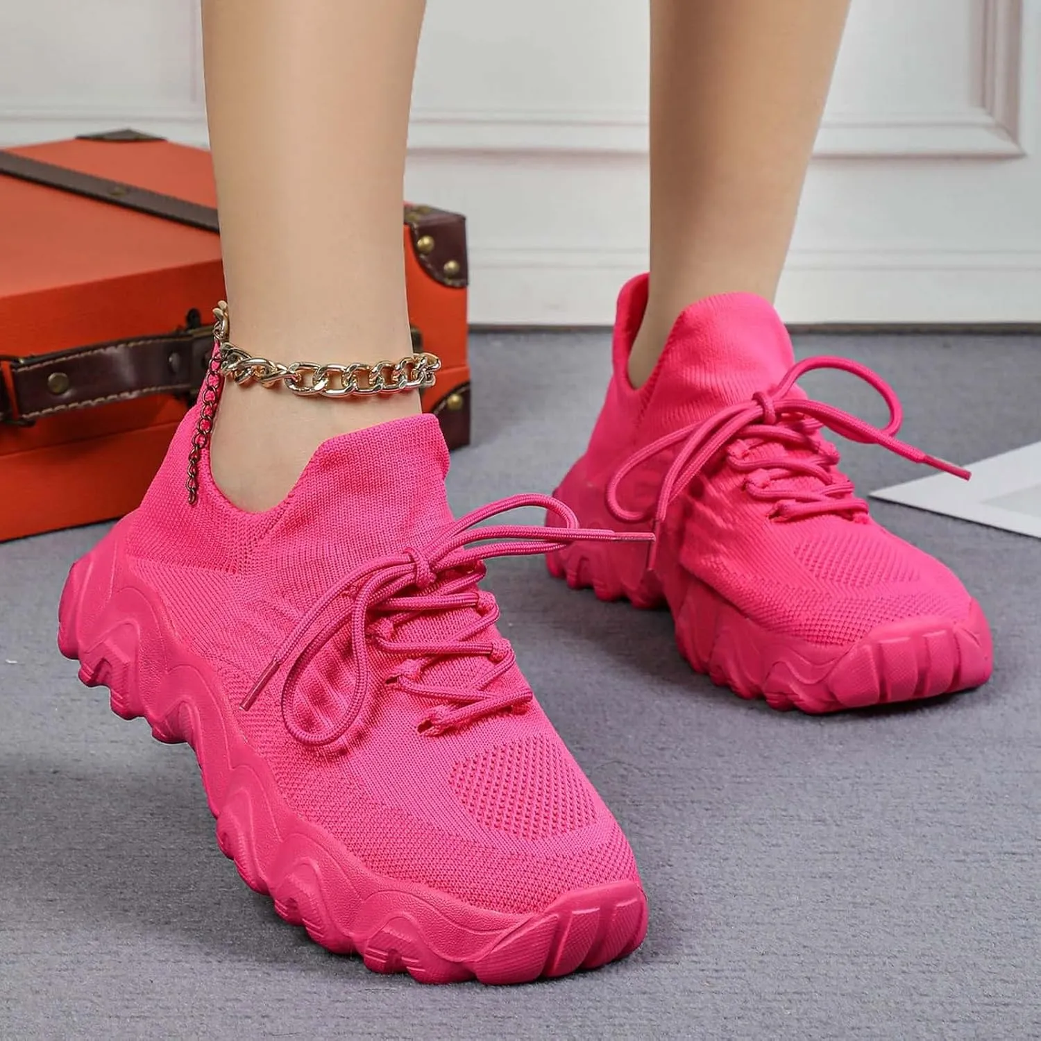 Comfortwear Shoes for Women Comfortable Orthopedic Pro Shoes Slip-ins Running Sneakers Non Slip Breathable Shoe Walking Wide Width Tennis Sneaker with Arch Support