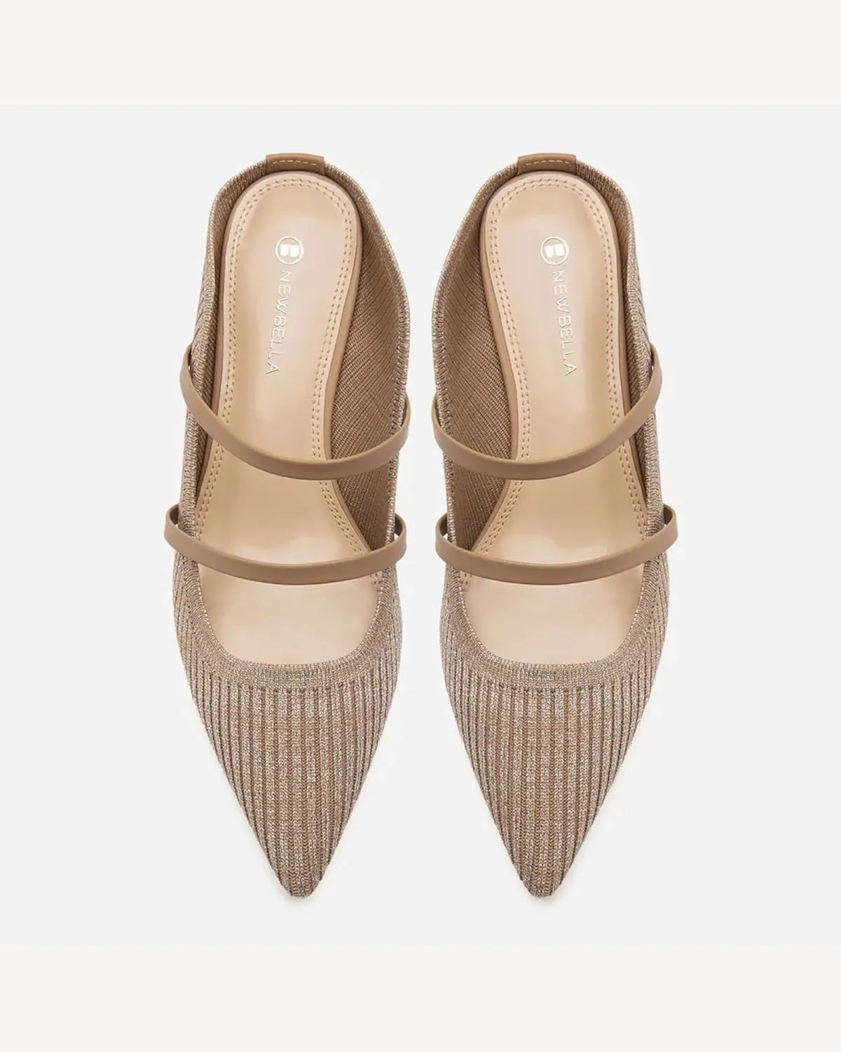 Commute Pointed Toe Solid Color Heeled Mules