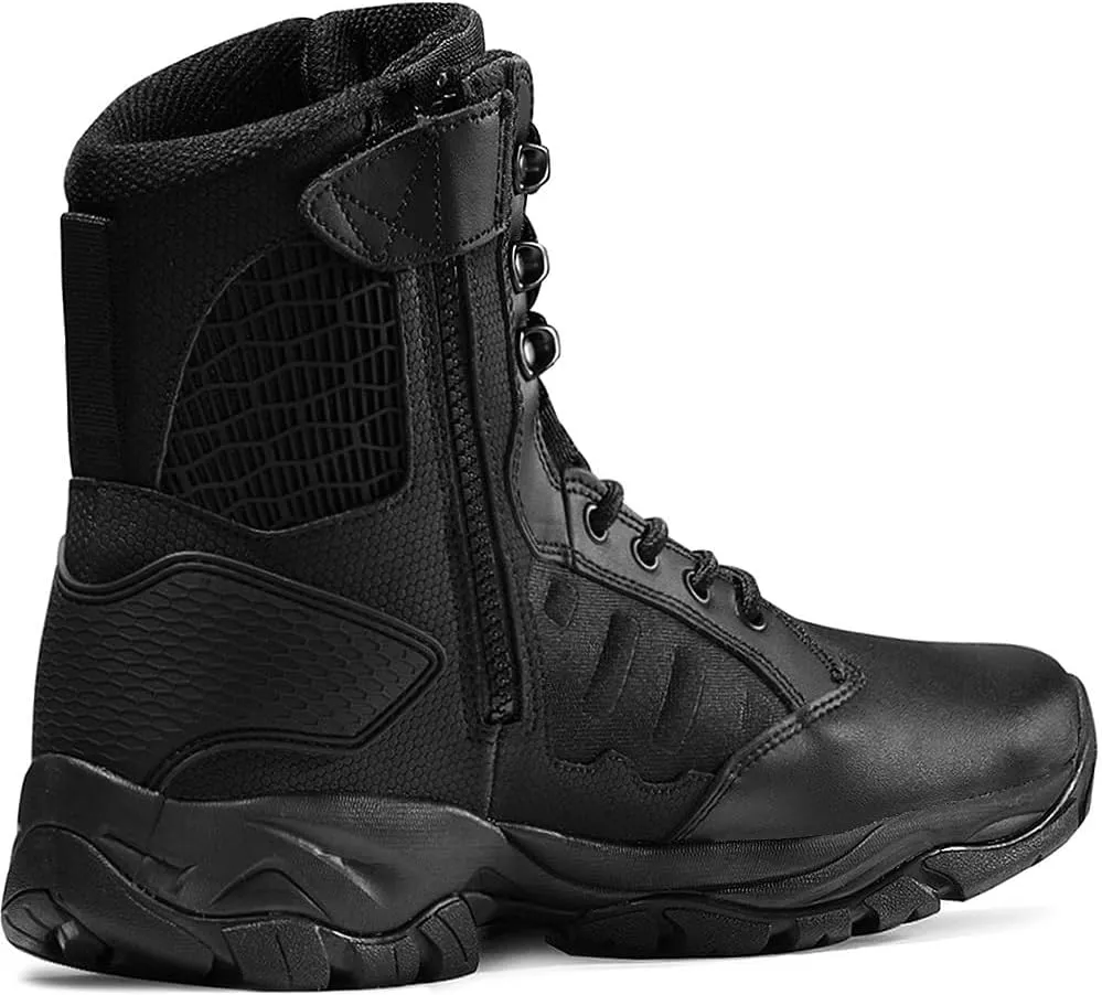 CQR Men's Military Tactical Boots, Lightweight 6 Inches Combat Boots, Durable EDC Outdoor Work Boots
