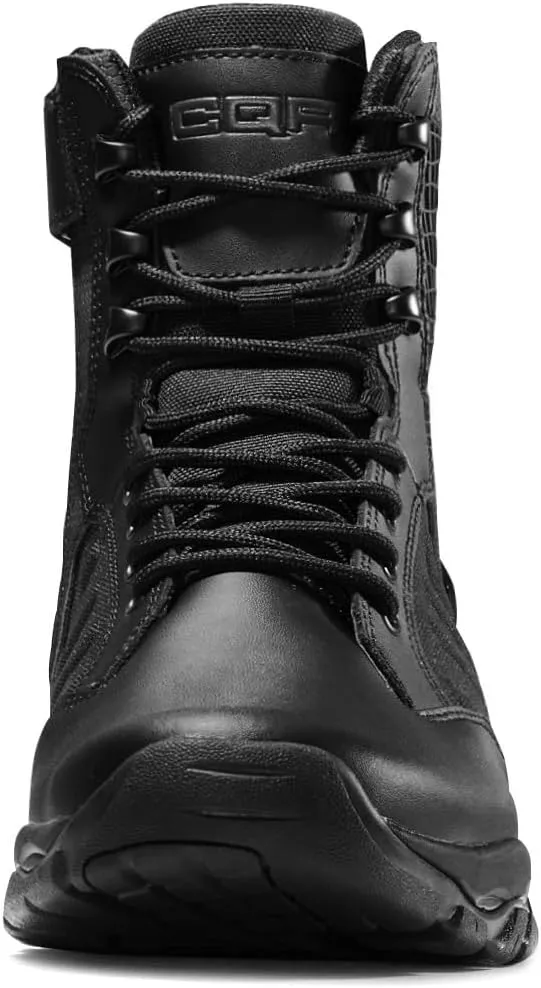 CQR Men's Military Tactical Boots, Lightweight 6 Inches Combat Boots, Durable EDC Outdoor Work Boots