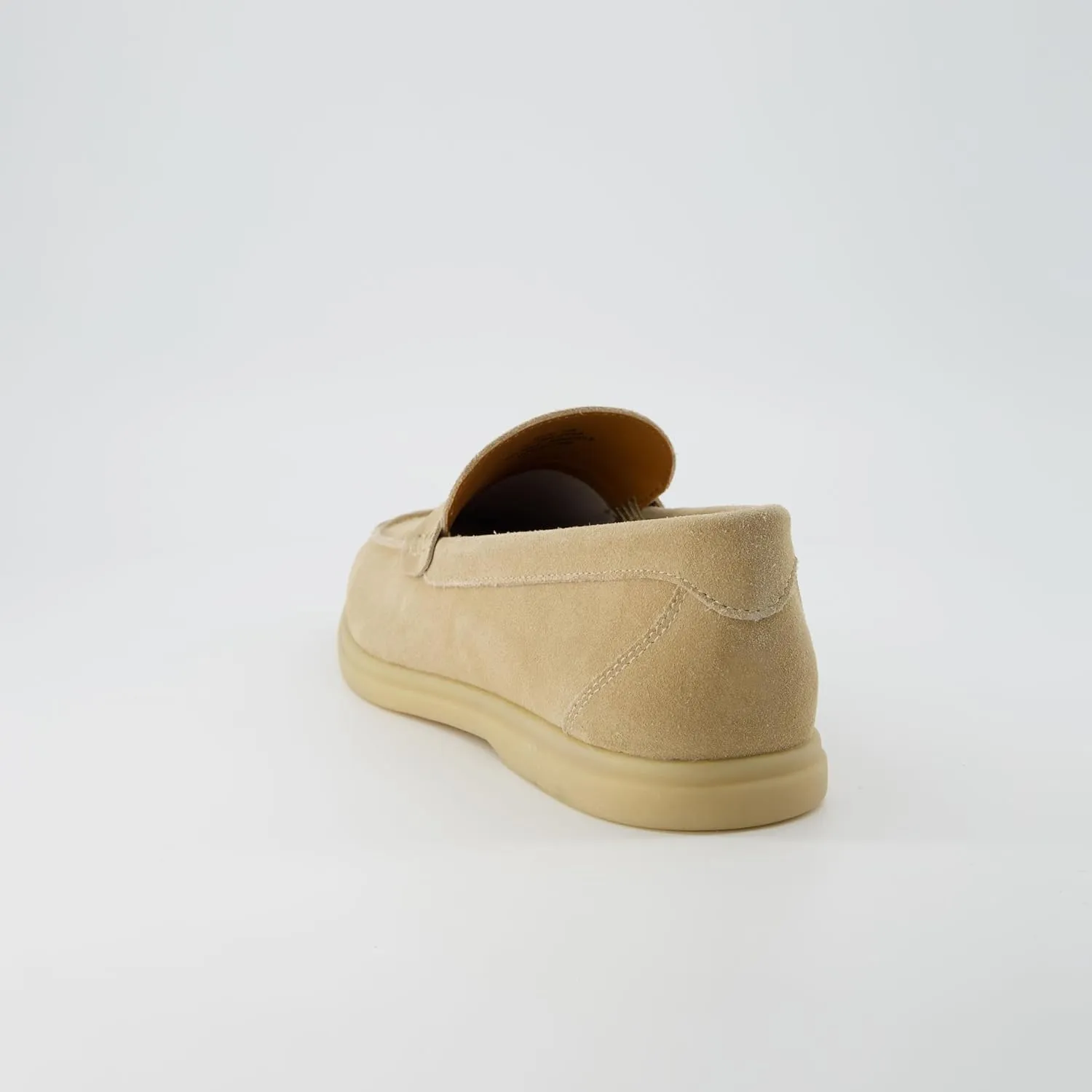 CUSHIONAIRE Selby Men's Genuine Leather Slip-On Casual Penny Loafers – Memory Foam, Rubber Sole