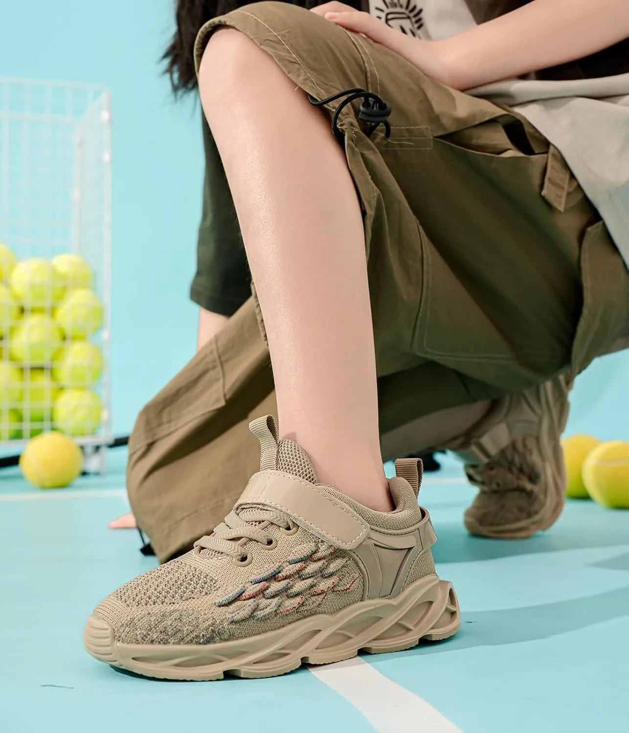 DADAWEN Toddler/Little Kid Sneakers for Boys Girls Lightweight Breathable Sports Athletic Running Tennis Shoes
